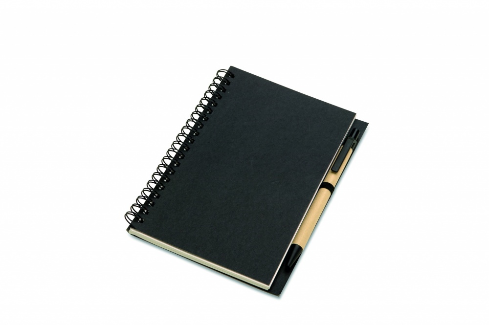 Logotrade promotional gift picture of: B6 Recycled notebook with pen