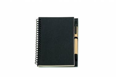 Logotrade advertising product image of: B6 Recycled notebook with pen