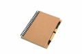 B6 Recycled notebook with pen, Beige