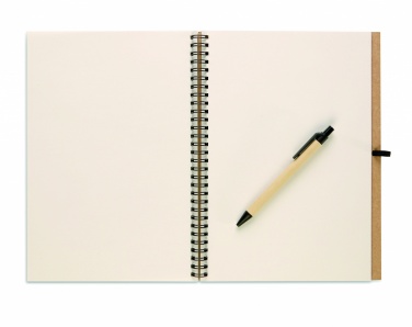 Logotrade business gift image of: Recycled notebook with pen