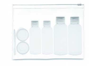 Logo trade promotional merchandise photo of: Travelling pouch with bottles