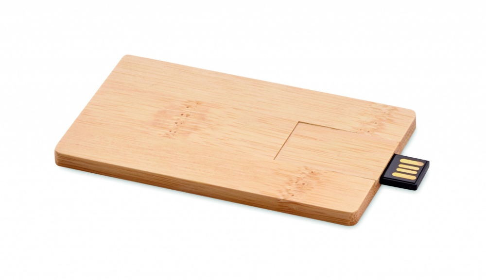 Logo trade promotional product photo of: 16GB bamboo casing USB