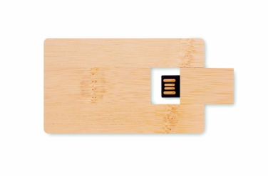 Logo trade business gift photo of: 16GB bamboo casing USB