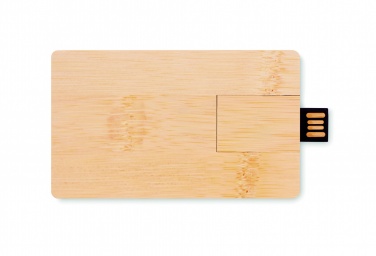 Logo trade promotional merchandise picture of: 16GB bamboo casing USB