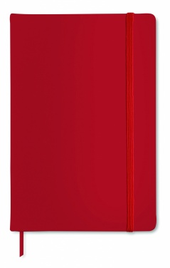Logo trade promotional merchandise image of: A6 notebook 96 lined sheets