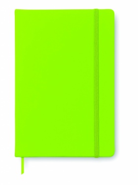 Logo trade promotional merchandise photo of: A6 notebook 96 lined sheets