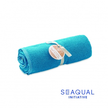 Logo trade promotional giveaways image of: SEAQUAL® towel 70x140cm