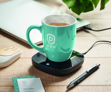 Logo trade promotional giveaways picture of: Mug warmer in ABS