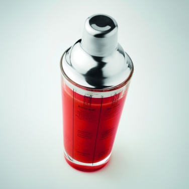 Logo trade promotional gift photo of: Glass cocktail shaker 400 ml