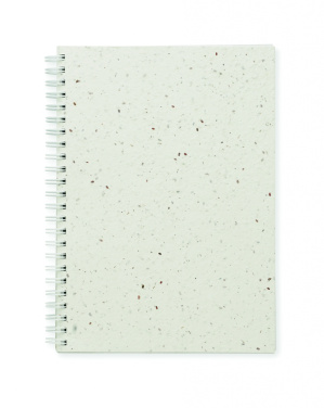 Logo trade promotional products picture of: A5 seed paper cover notebook