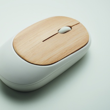 Logotrade promotional giveaway image of: Wireless mouse in bamboo