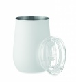 Recycled stainless steel mug, White