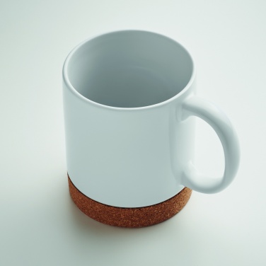 Logo trade promotional item photo of: Sublimation ceramic cork mug