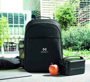 Logo trade promotional gifts picture of: 300D RPET Cooling backpack