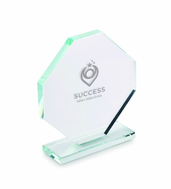 Logo trade business gifts image of: Crystal award
