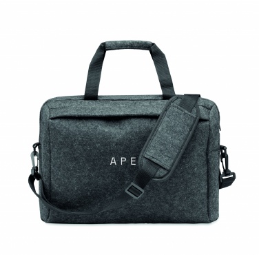 Logotrade advertising product picture of: 15 inch RPET felt laptop bag