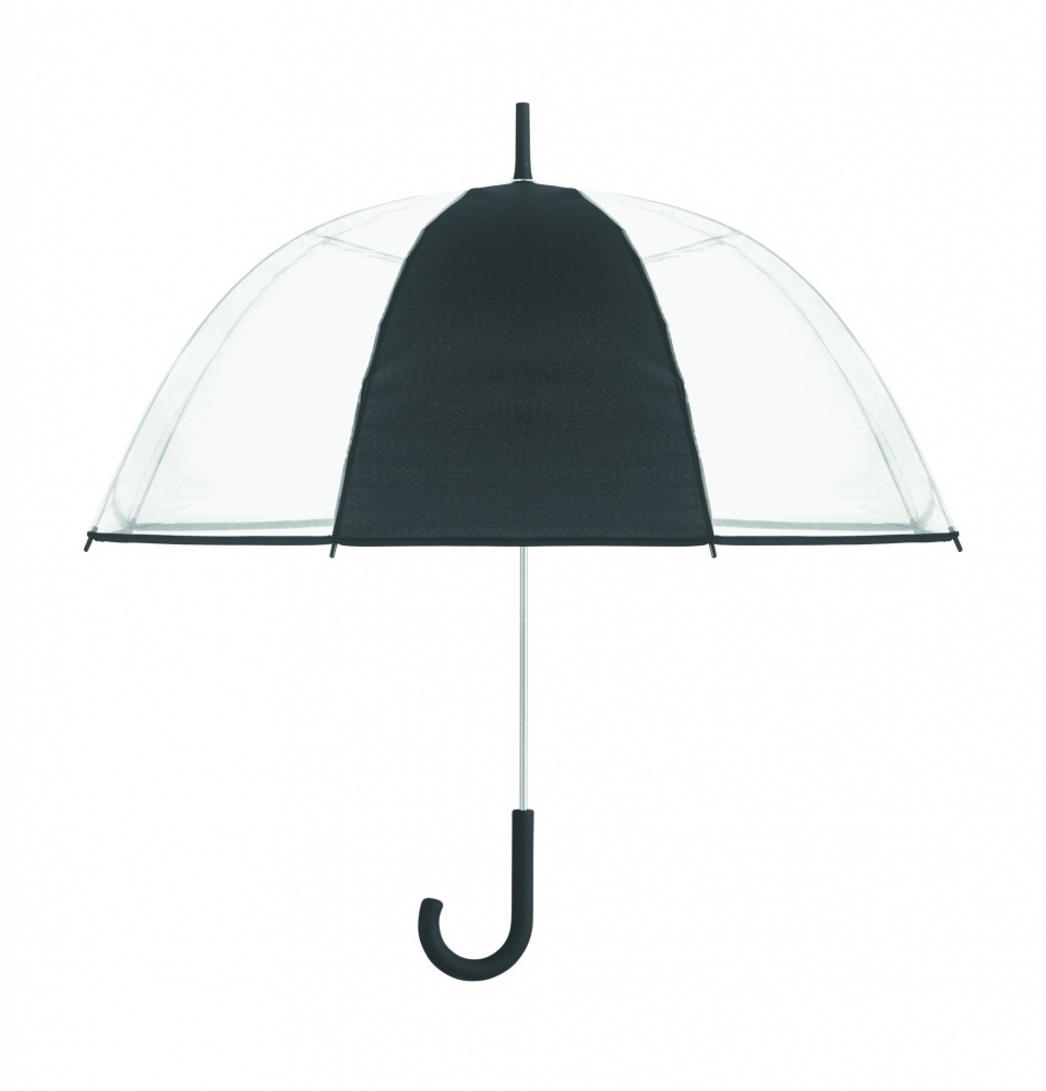 Logotrade corporate gift image of: Transparent 23 inch manual open umbrella