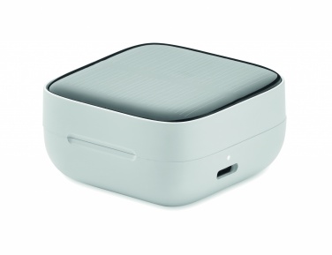 Logotrade promotional item picture of: TWS earbuds with solar charger