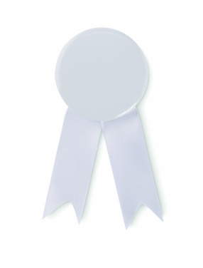 Logo trade corporate gift photo of: Ribbon style badge pin