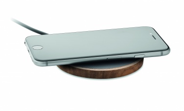 Logotrade corporate gifts photo of: Wireless charger in acacia 15W