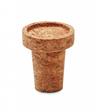 Logo trade promotional giveaways image of: Cork bottle stopper