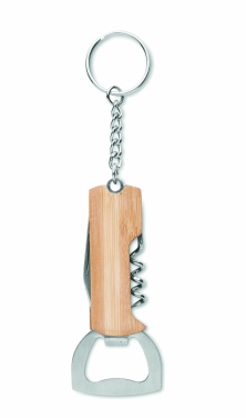 Logo trade promotional gifts image of: 3 in 1 bamboo pocket tool