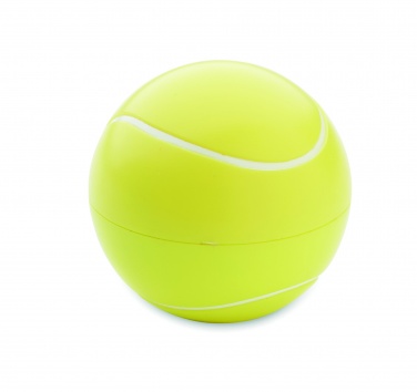 Logo trade promotional products image of: Lip balm in tennis ball shape