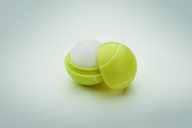 Logo trade business gifts image of: Lip balm in tennis ball shape