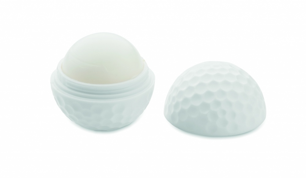 Logo trade business gift photo of: Lip balm in golf ball shape