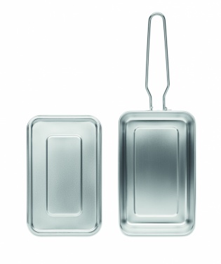 Logo trade business gift photo of: Stainless steel lunch box