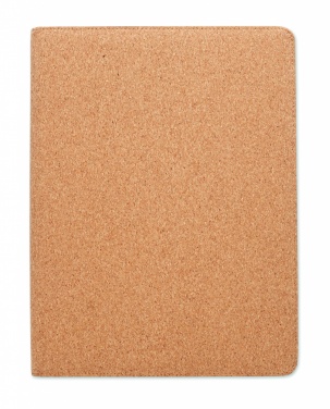 Logo trade corporate gifts image of: A4 cork conference folder