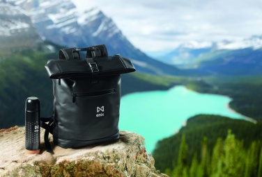 Logo trade promotional gift photo of: Laptop PU Rolltop backpack