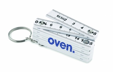 Logotrade advertising products photo of: Carpenters ruler key ring 50cm Kotka