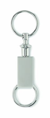 Logo trade corporate gifts image of: Pull apart split key ring Kajaani