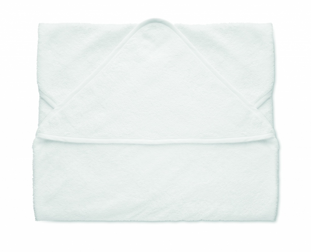 Logo trade advertising products picture of: Cotton hooded baby towel