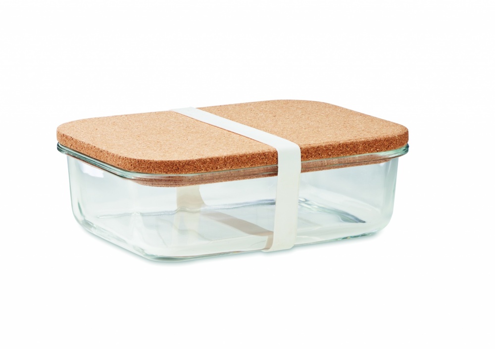 Logotrade promotional merchandise picture of: Glass lunch box with cork lid