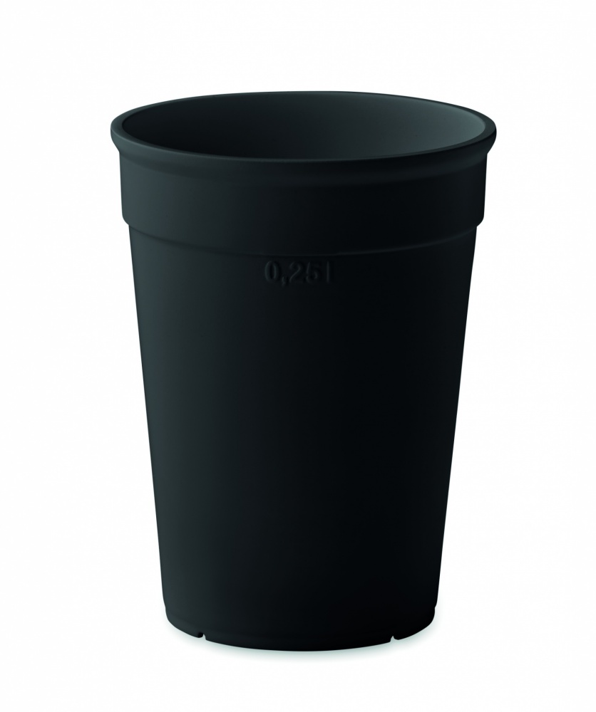 Logotrade corporate gift image of: Recycled PP cup capacity 250 ml