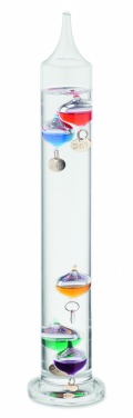 Logo trade promotional product photo of: Galileo thermometer glass 28cm