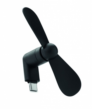 Logo trade promotional merchandise picture of: Portable USB-C fan