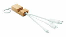 Bamboo key ring and stand Salo