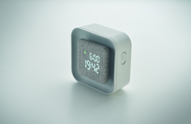 Logo trade promotional items picture of: Recycled ABS/RPET alarm clock Stuttgart