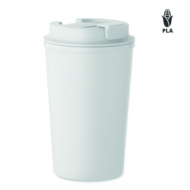 Logo trade promotional merchandise picture of: PLA double wall tumbler 350ml