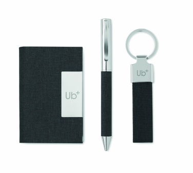 Logo trade promotional merchandise picture of: 3-piece gift set in a gift box with customizable printing