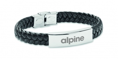 Logotrade promotional products photo of: Braided faux leather bracelet