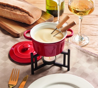 Logo trade advertising products image of: Ceramic fondue set 300 ml