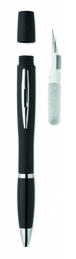 Logo trade promotional merchandise photo of: Pen with TWS cleaning set