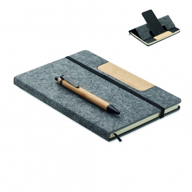 Logotrade promotional item image of: A5 RPET notebook set