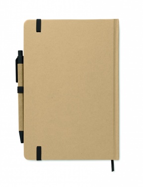 Logo trade promotional merchandise image of: A5 notebook in recycled carton