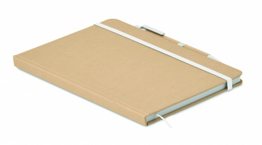 Logo trade corporate gifts picture of: A5 notebook in recycled carton