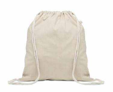 Logotrade advertising product image of: Recycled cotton drawstring bag